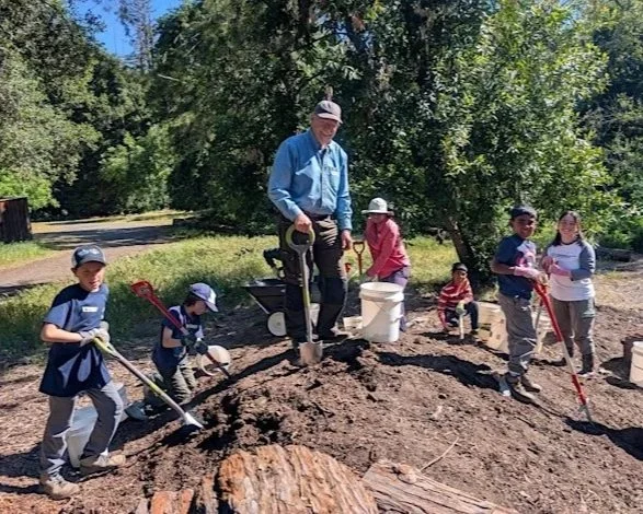 Volunteer Outdoors at Redwood Grove in Los Altos