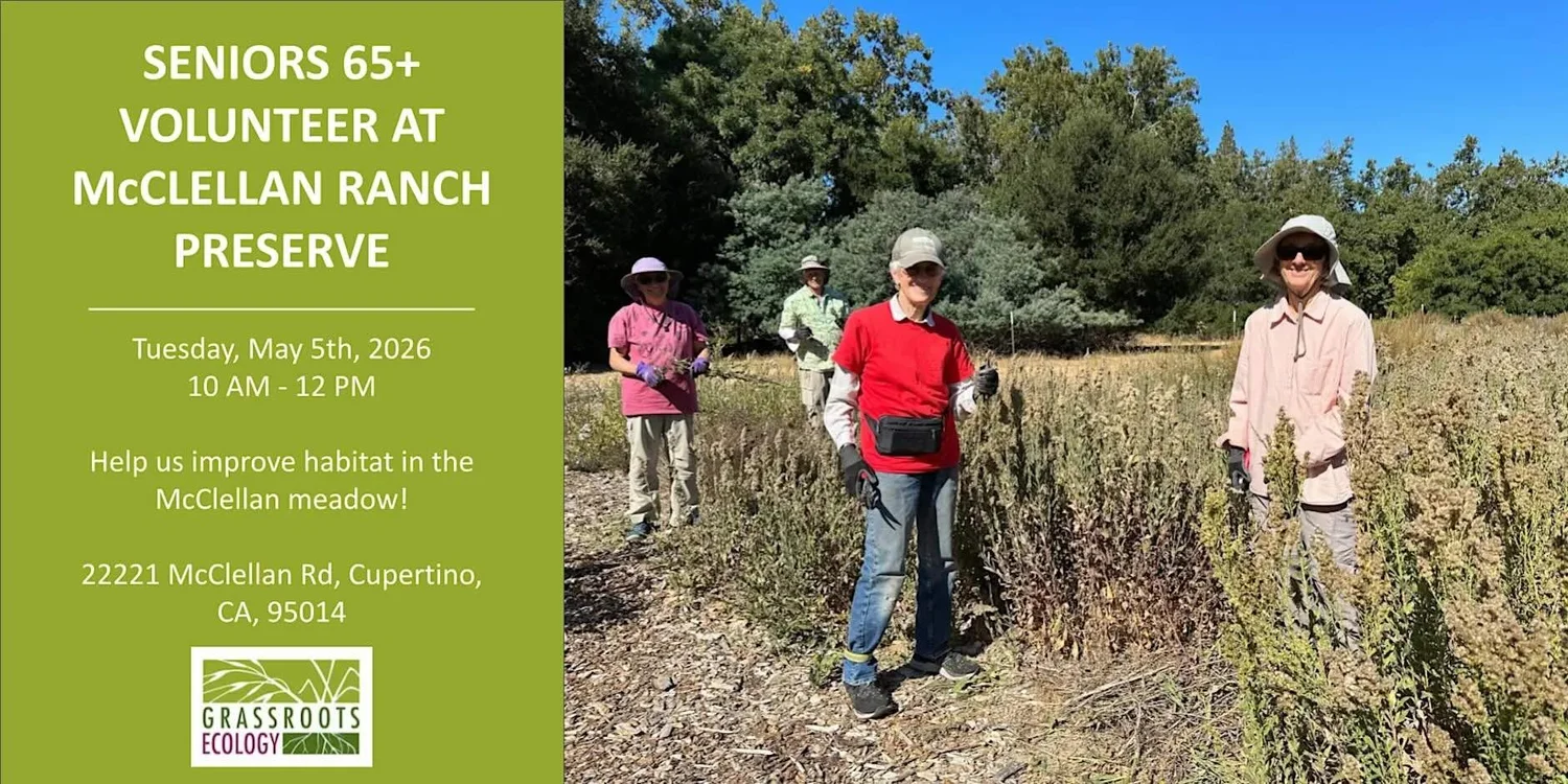 Mcclellan Ranch Rules Food Seniors 65+: Volunteer Outdoors in Cupertino at McClellan Ranch ...