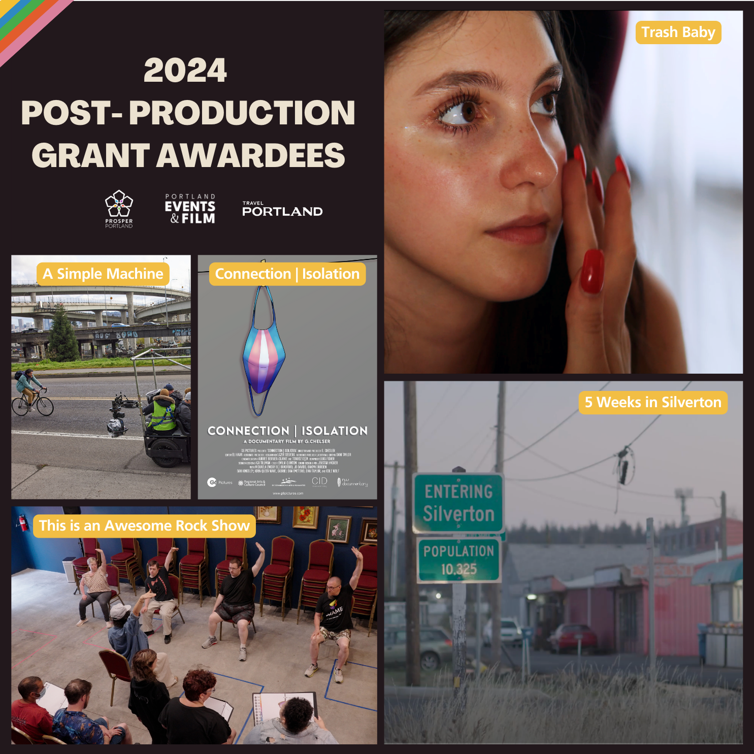 Congratulations Post Production Grant Recipients 2024