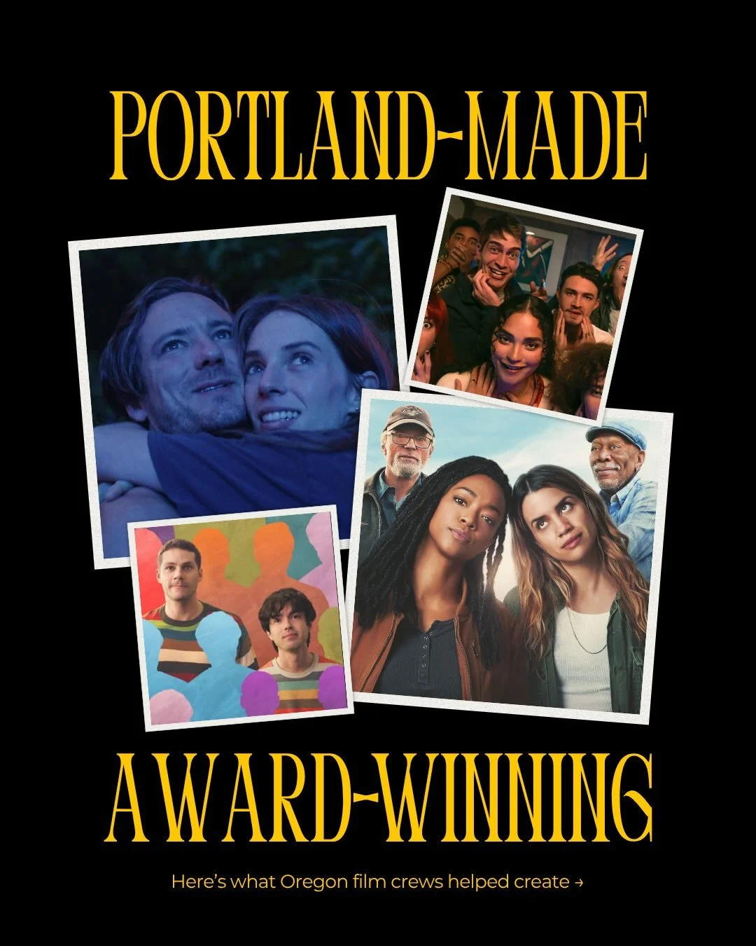 Portland-made films are earning major recognition but what&rsquo;s behind that success is something even bigger.

It&rsquo;s the crews.

From UPMs to grips and gaffers, camera teams, craft services, and PAs, it&rsquo;s the people behind the scenes wh