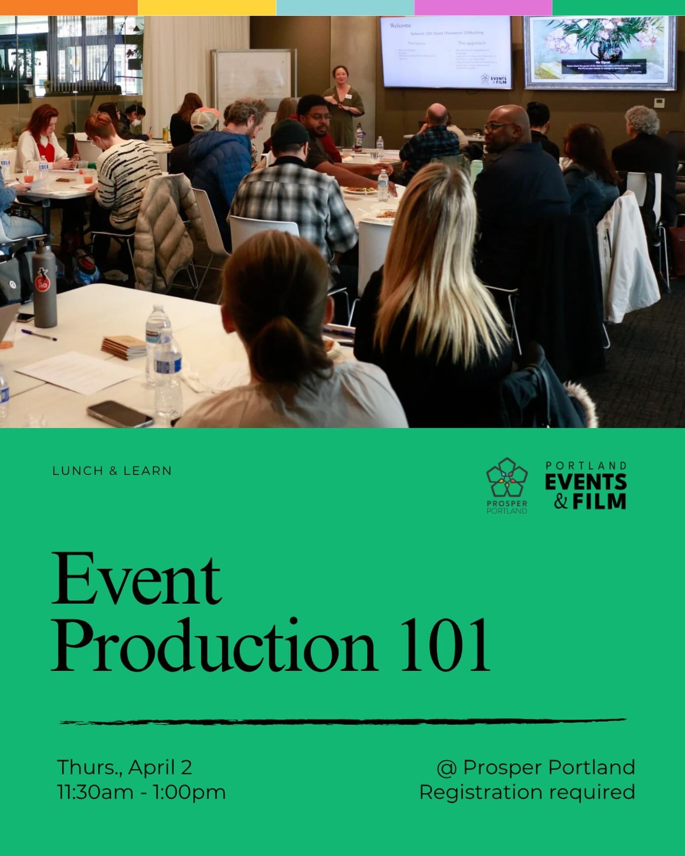 Are you in the middle of planning an event but feeling stuck? Or ready to level up your existing event? We invite you to our upcoming Lunch &amp; Learn: Event Production 101! 

This collaborative and practical session is designed to guide you through