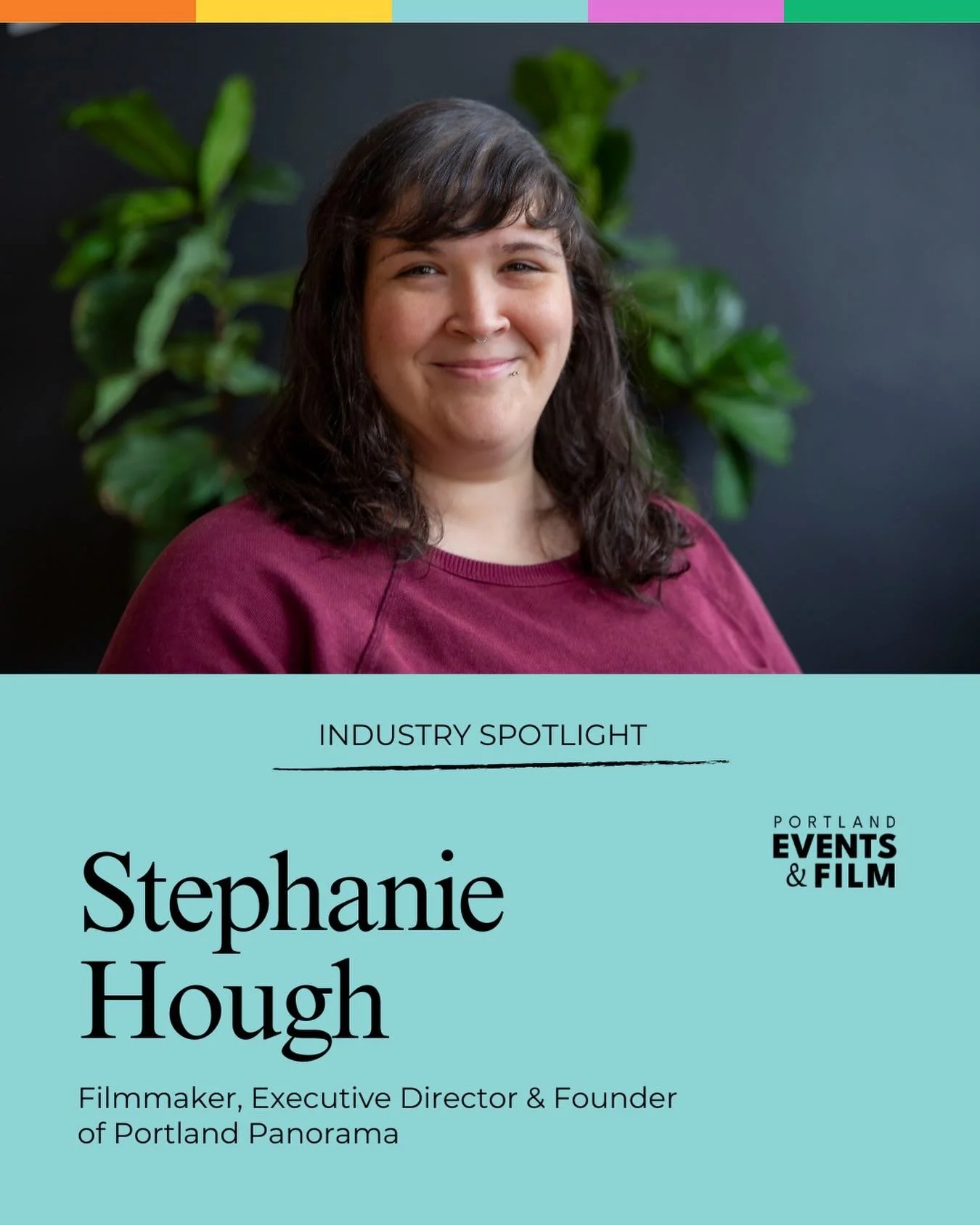 Stephanie Hough is a filmmaker, educator, and the Executive Director &amp; Founder of Portland Panorama.

From volunteering at BendFilm Festival as a teenager to working with Sundance, Tribeca, and more, Stephanie&rsquo;s focus has always come back t