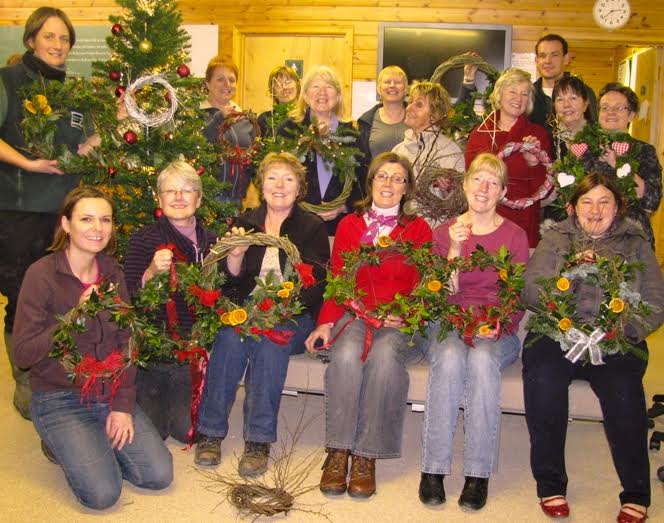 Think we can have even more fun than these folks! Come help with our wreaths this Sunday!