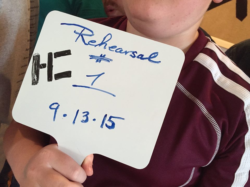Harmonic Collective's first rehearsal - Fall 2015.