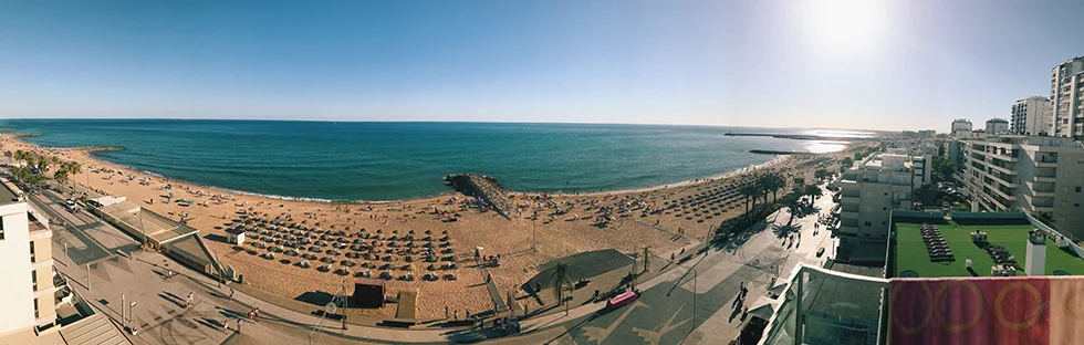 The view from our balcony.