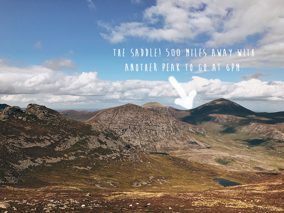 The moment, 40 mins into Binnian climb that Andy showed me where we had to go.