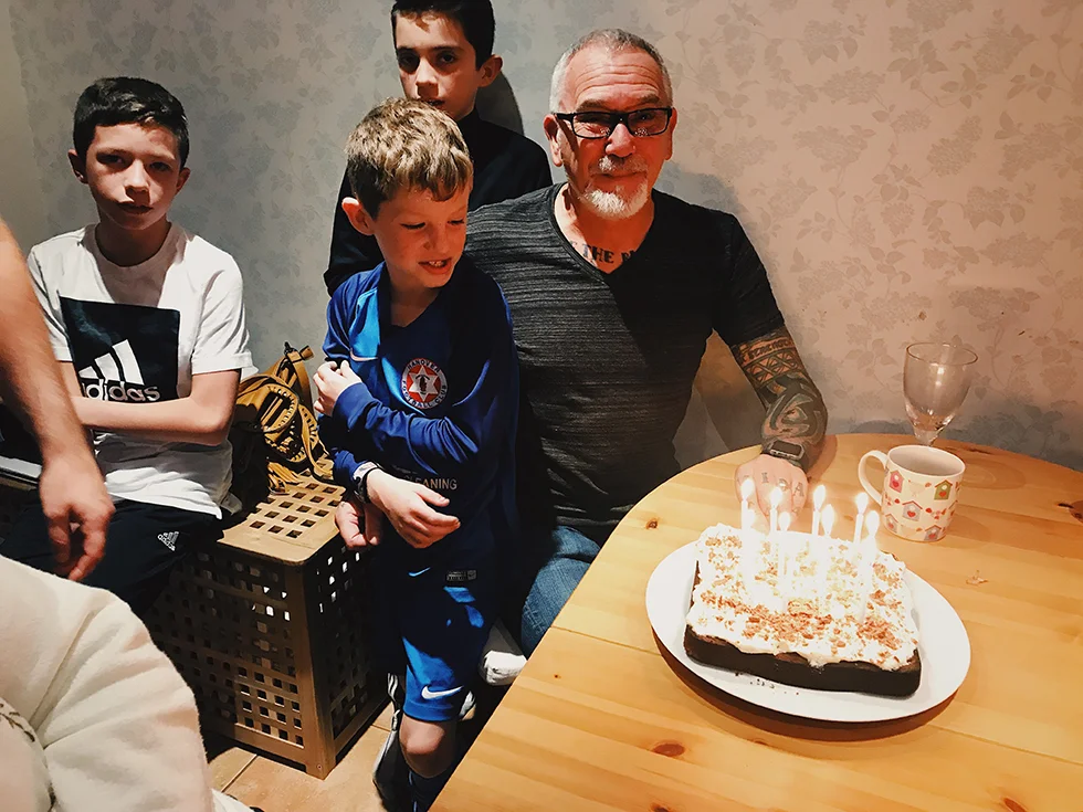 The bake on the Dark Lord because we dragged him out of his Fortnite dungeon to enjoy some human company. We really are unreasonable.