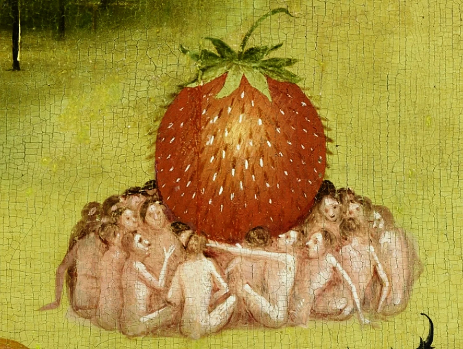 The Garden of Earthly Delights, Hieronymus Bosch , fragment