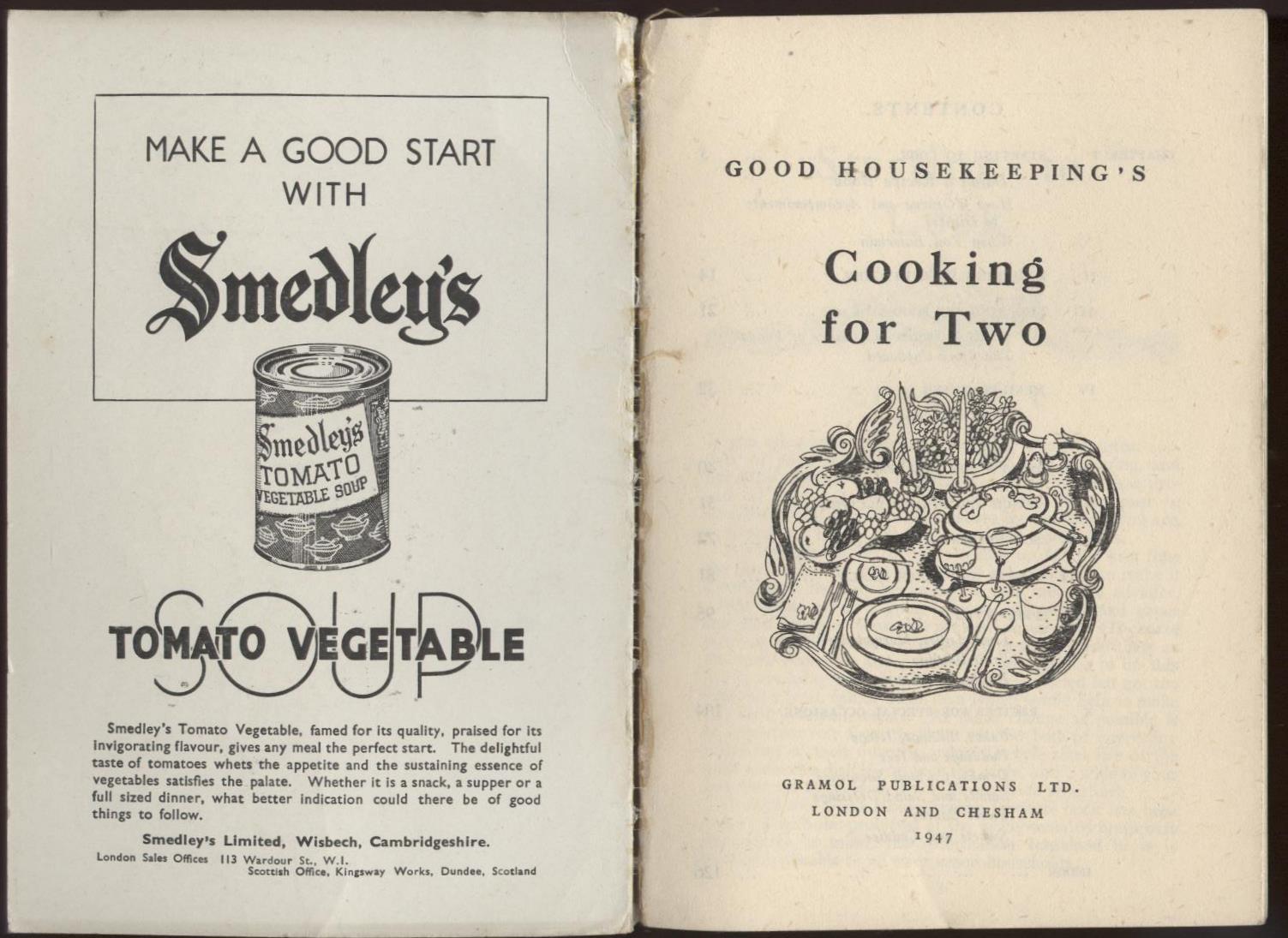 Antique cooking book, photo from http://www.retonthenet.co.uk