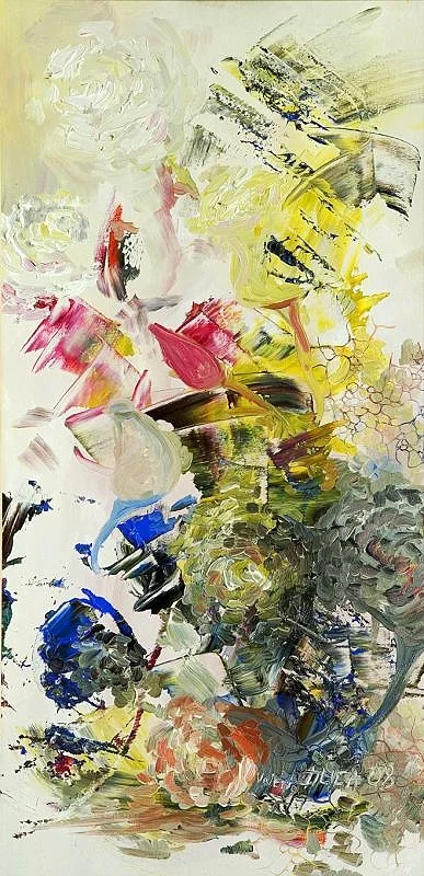 Trampled flowers