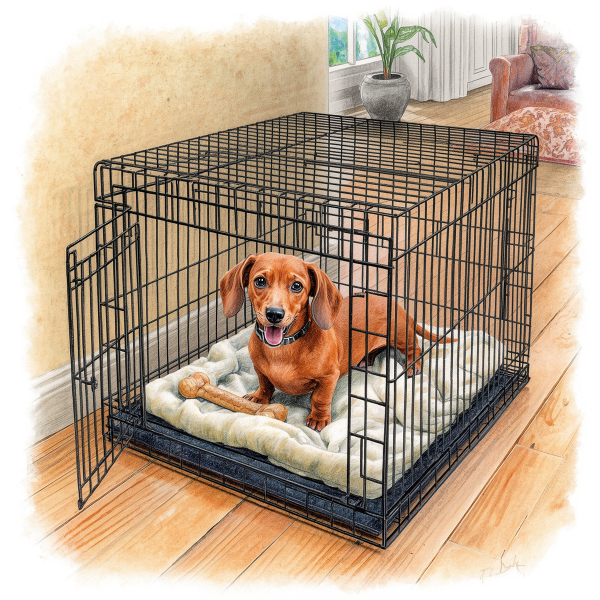 Crate Training Your Dachshund Puppy