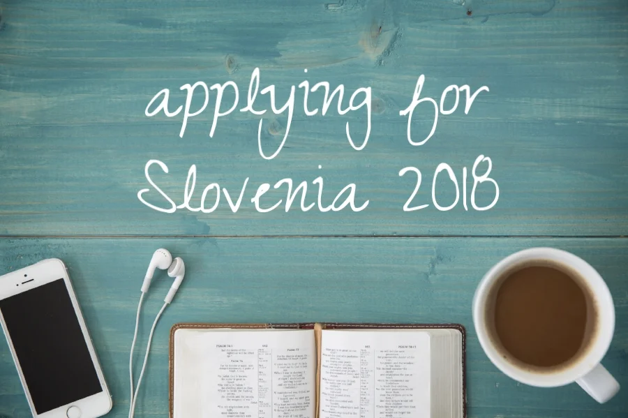 Now Accepting Slovenia 2018 Applications