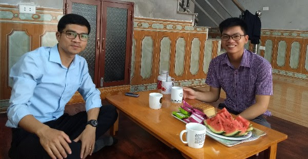 Phi and Song - two students of HBC that are graduating in June.