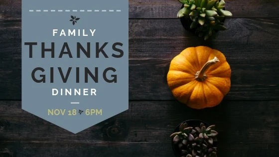 Family Thanksgiving Dinner — Grace Church Of Dupage