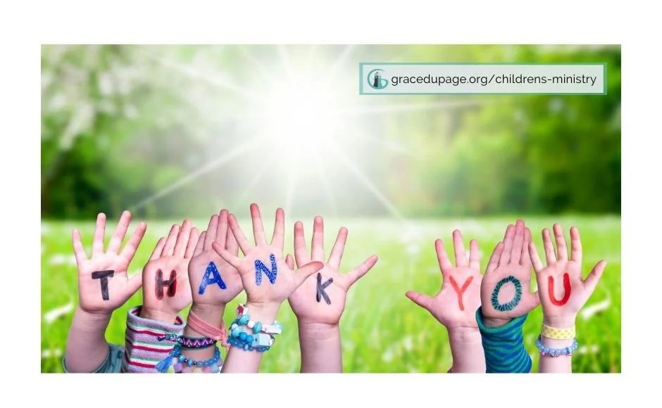 Remember to Say Thank You!