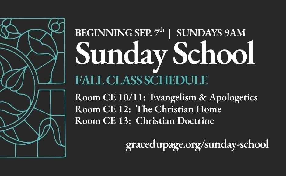 Sunday School - Adults