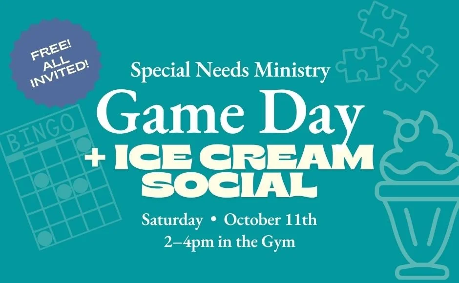 Special Needs Game Day and Ice Cream Social