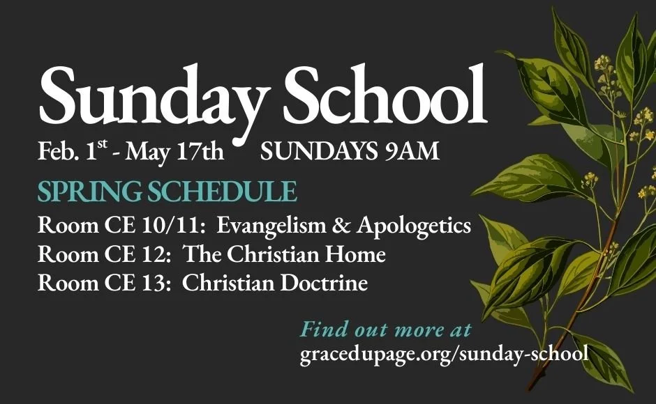 Sunday School - Adults