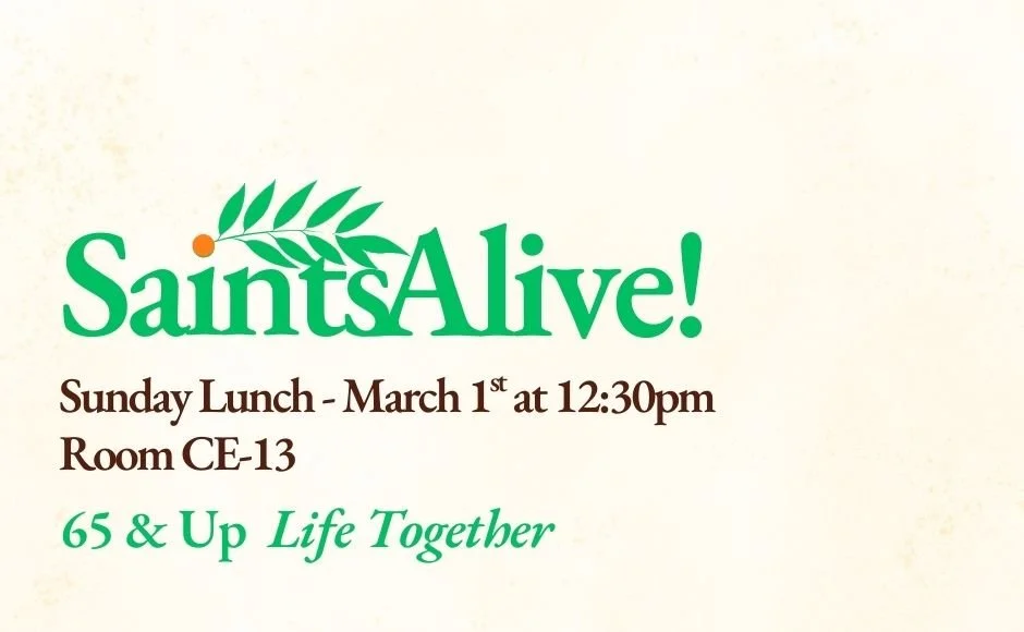 Saints Alive! Lunch