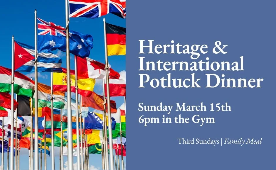 Heritage/International Potluck Dinner 