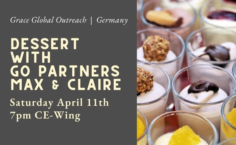 Dessert with GO Partners Max &amp; Claire