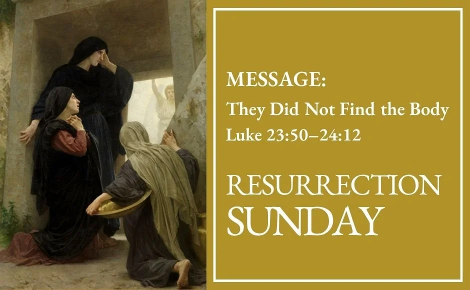 They Did Not Find the Body