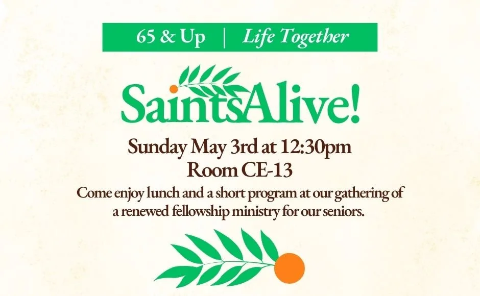 Saints Alive! Event