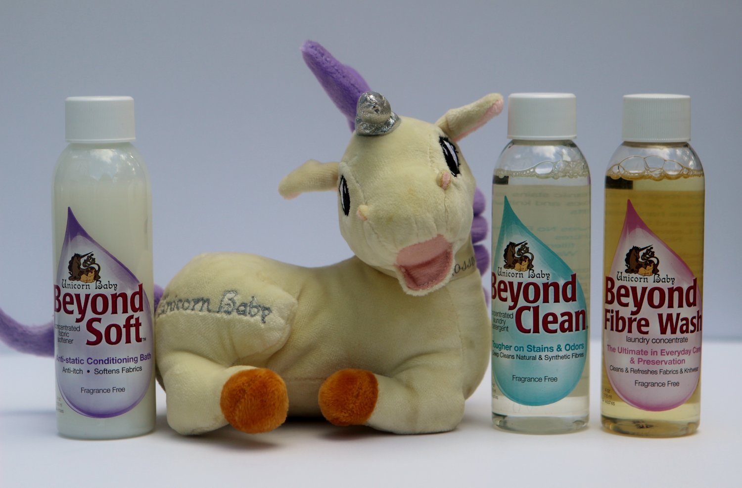 4 oz Set with Plush (Fragrance Free) — Unicorn Clean