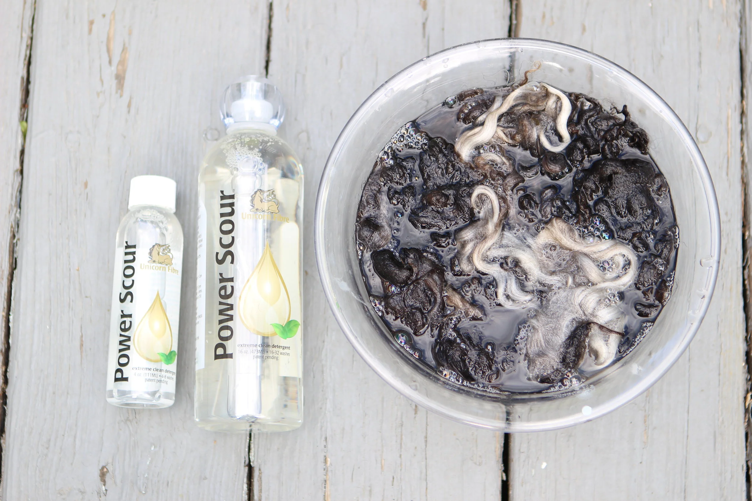 How to Wash Raw Alpaca Fleece