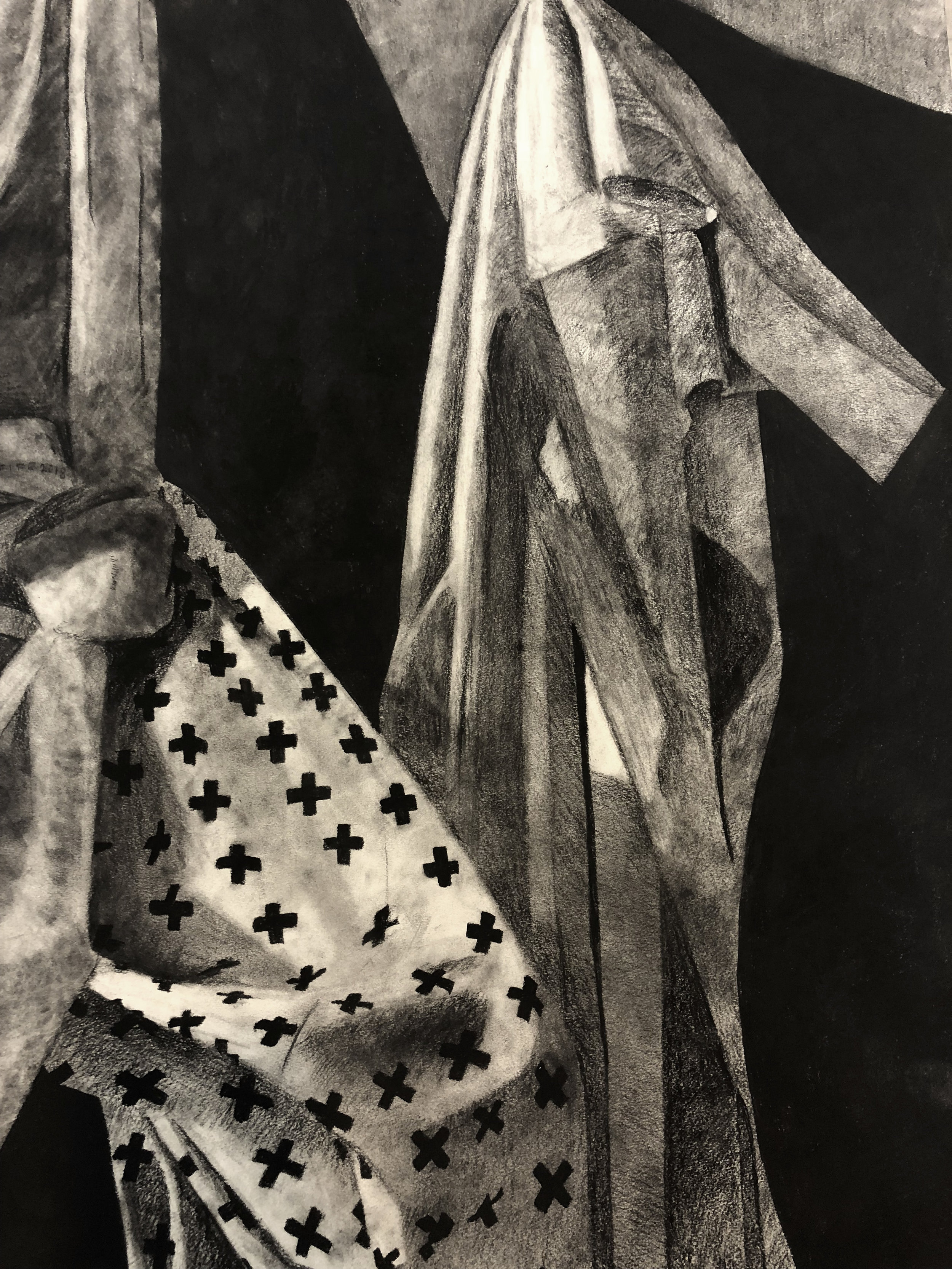 Student: Malcolm Fife Project: “Patterned Drapery” (Drawing I) Charcoal 18”x24” 