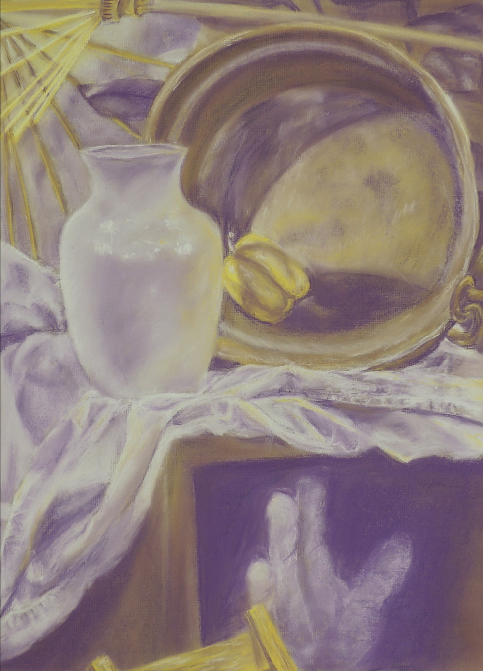  Student: Brianna Merich Project: “Still Life: Complementary Schemes” (Drawing I) Soft Pastel 18”x24” 