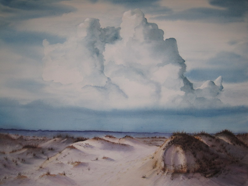 Blumenthal Award (watercolor)--Wanda Richardson – "Sand Sea & Skies"