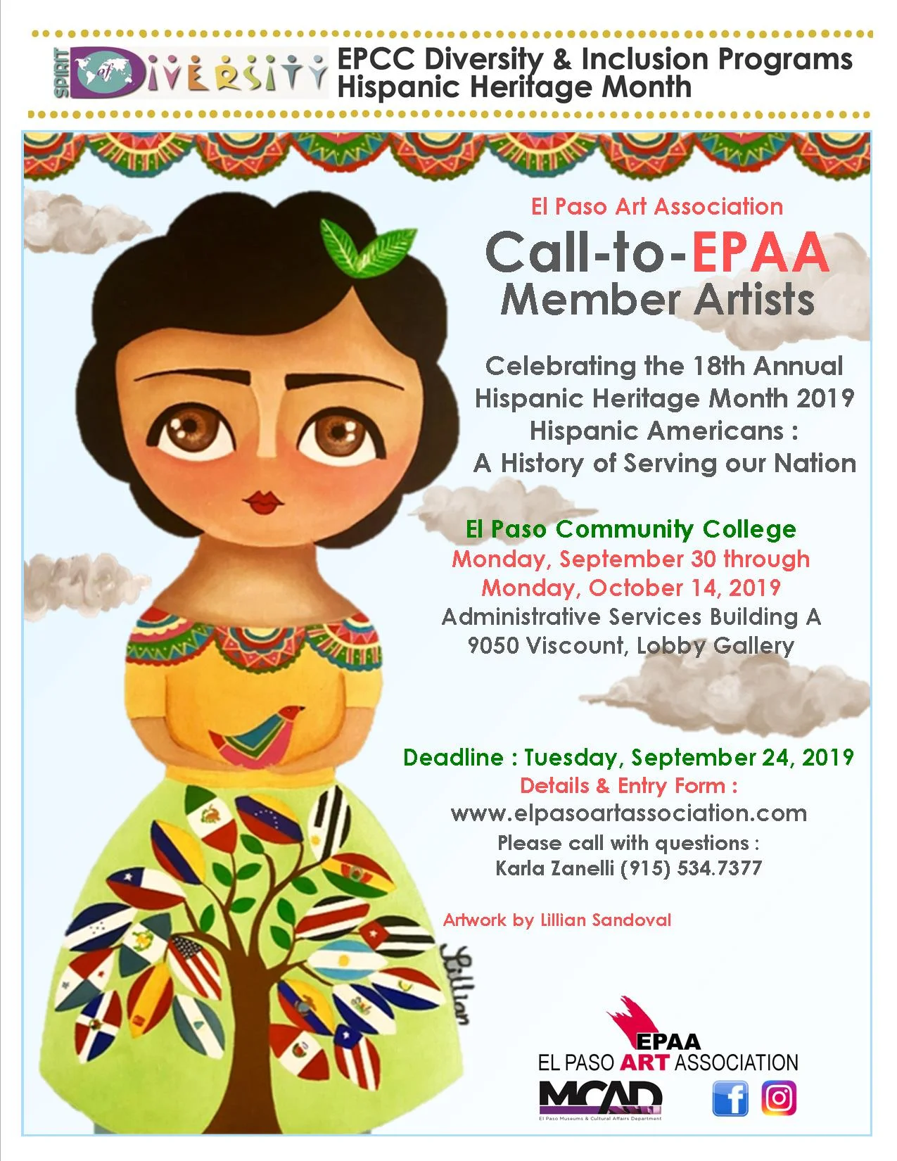 Enter on Call to Artists page