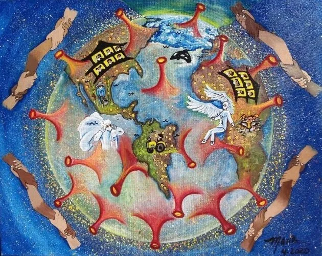 COVID-19 Around the World by Maria Ibarra