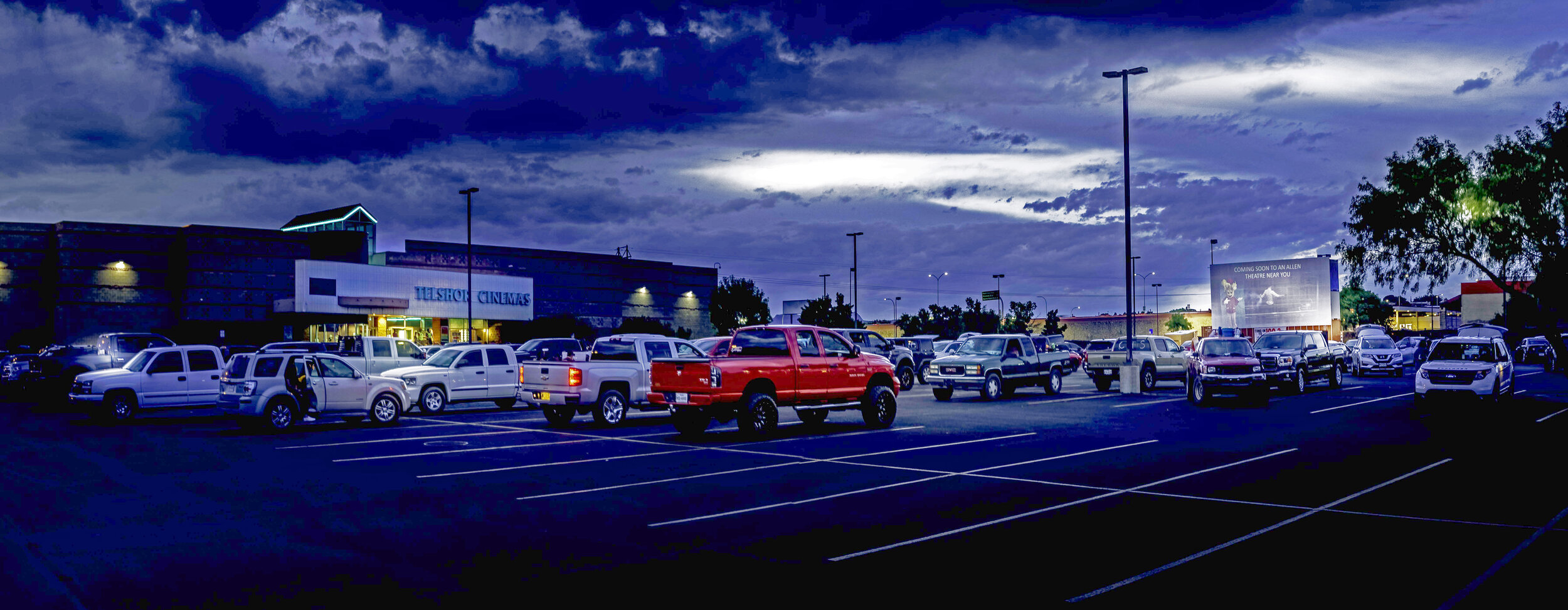 Saturday Night Drive-In Movie by Will Keener