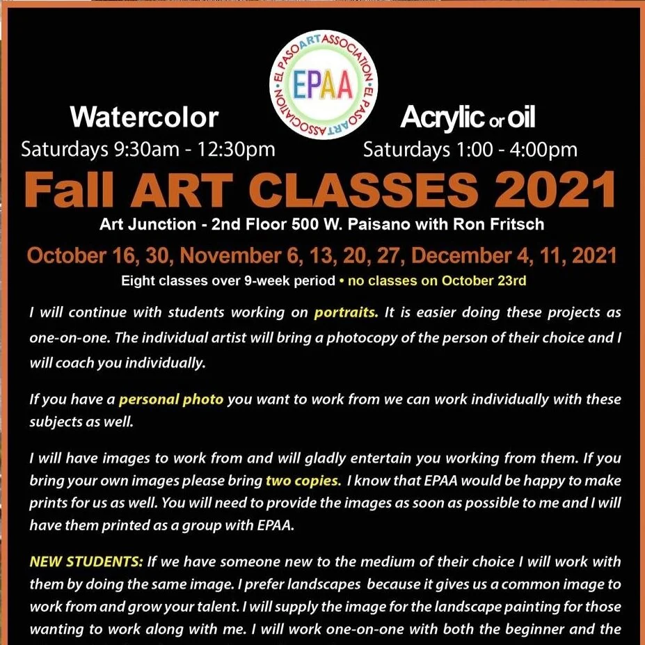 RON FRITSCH ART CLASS 