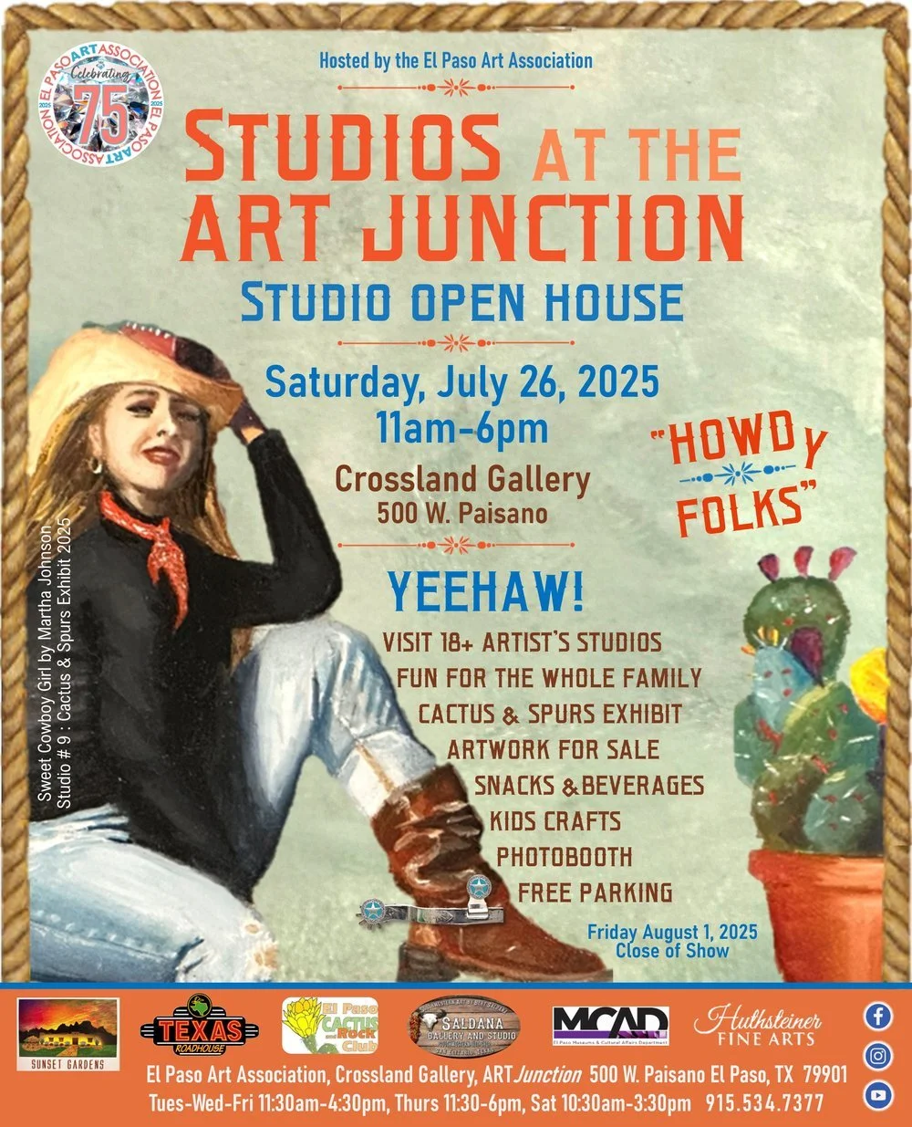 OPEN STUDIO DAY!