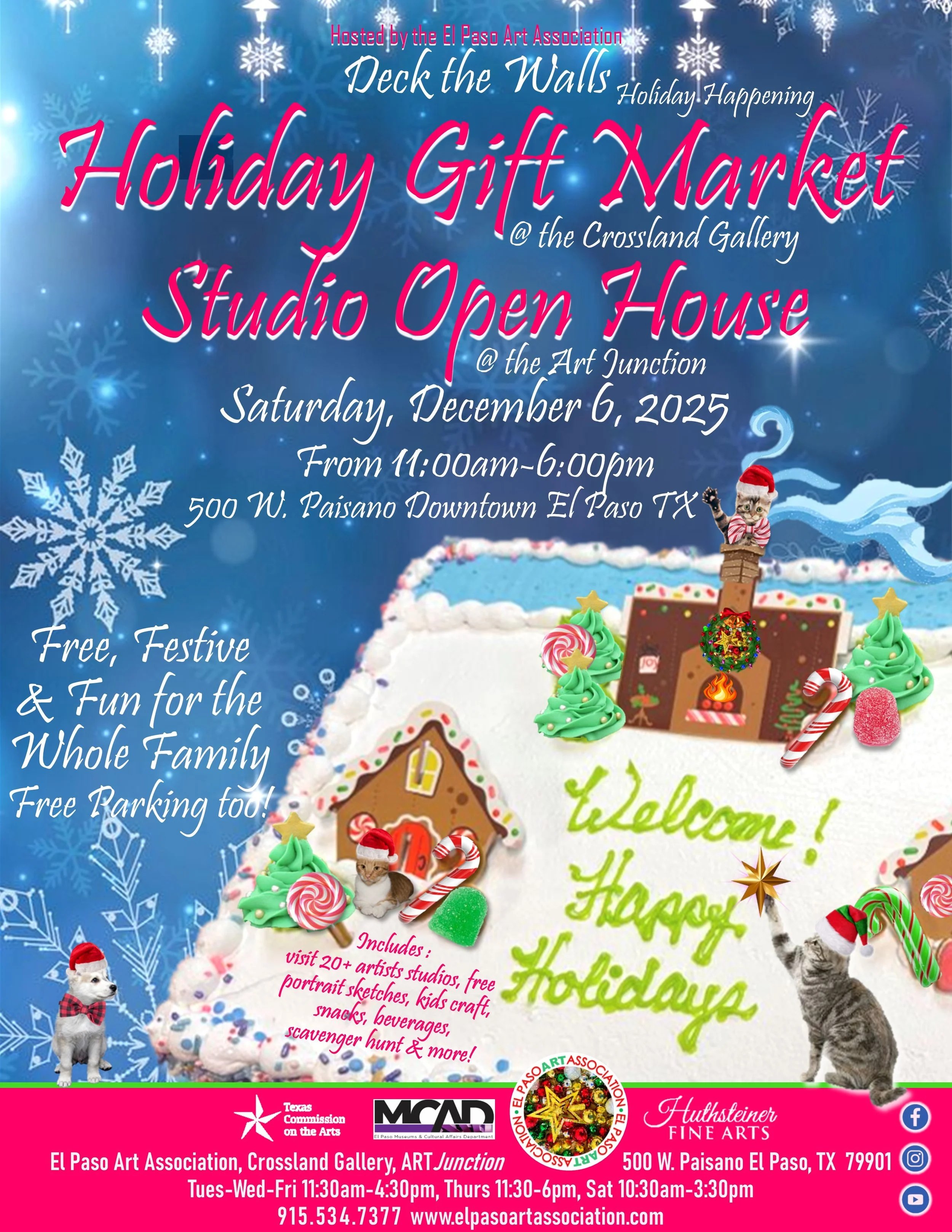 DECK THE WALLS : SMALL WORKS HOLIDAY GIFT MARKET &amp; OPEN HOUSE