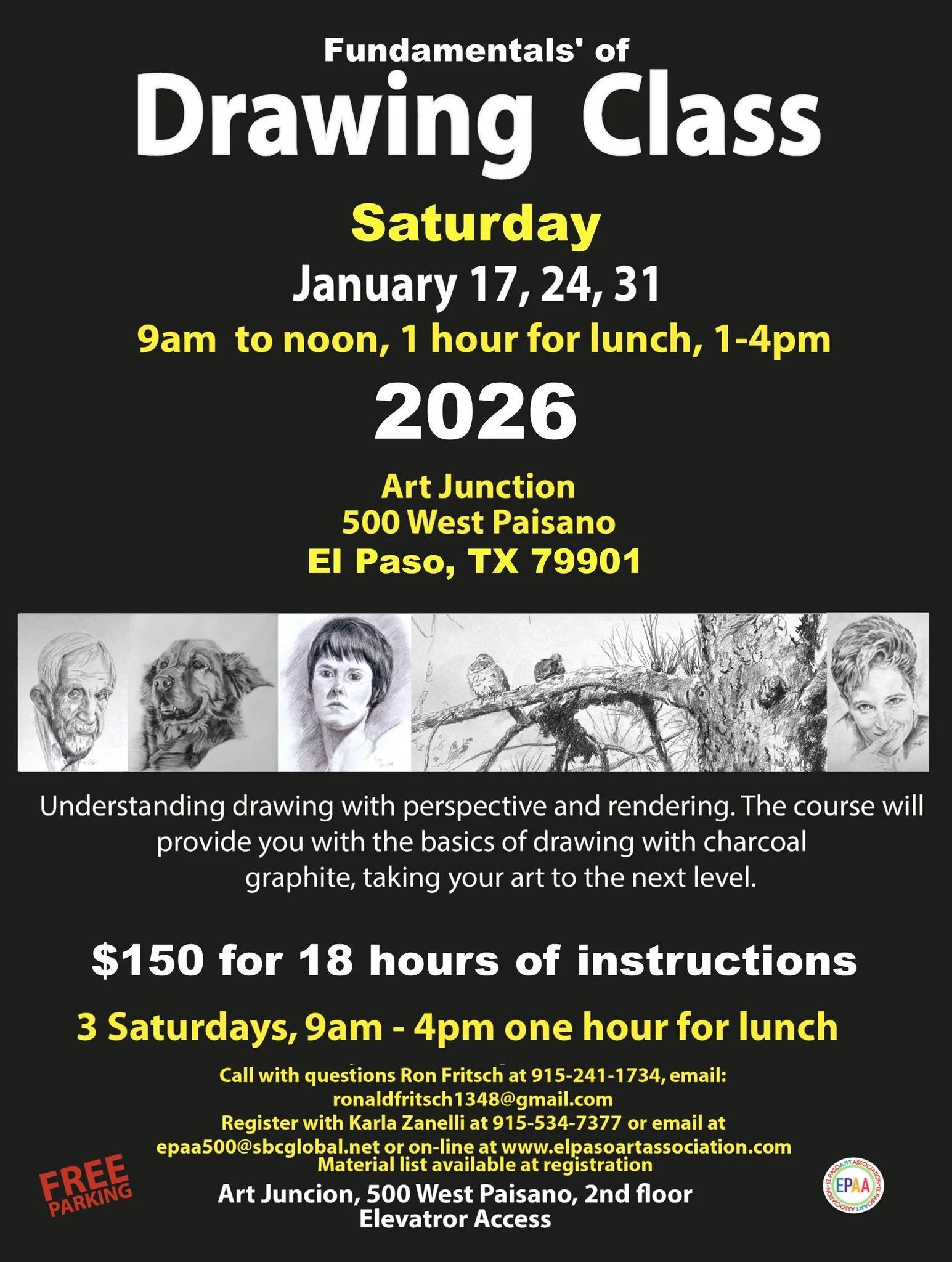 Fundamentals of Drawing Class with Ron Fritsch