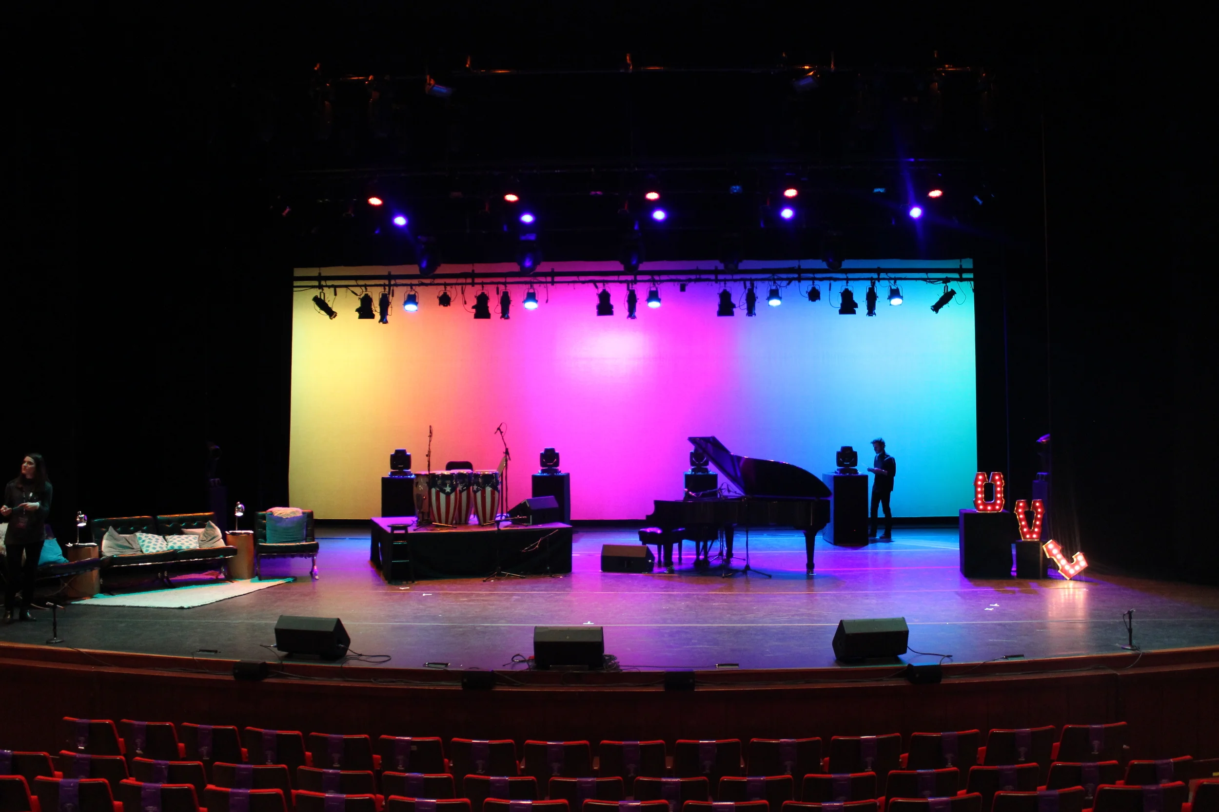 The stage!
