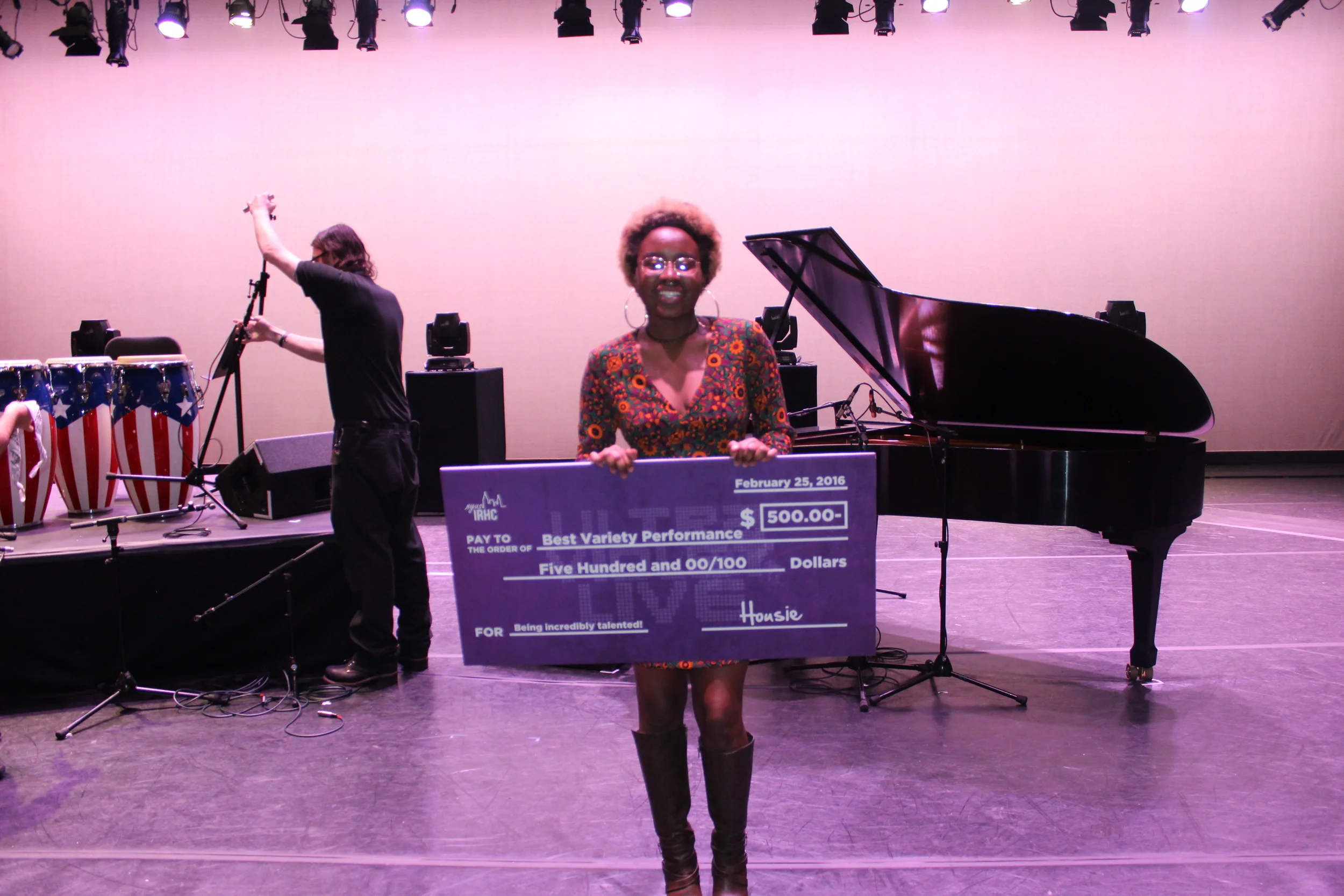 Best Variety Performance was given to Donna Gary • Spoken Word • Rubin