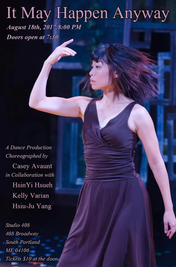 Dance Artists from Taiwan and Maine to Perform Aug 18