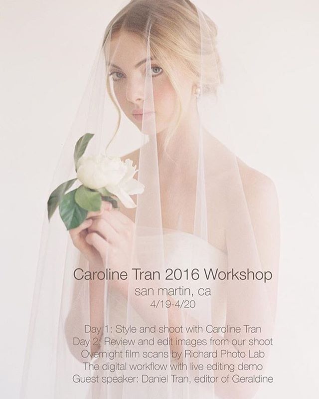 I've long been following the work of @carolinetran from afar -- what an absolutely inspirational talent. And how fortunate for film hopefuls (like me!) to be pursuing photography work at a time where there is access and exposure to such capable artis