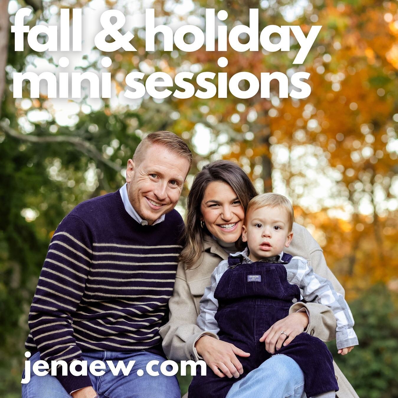 It may not feel like it today, but fall is approaching fast! Book your fall and holiday sessions soon! I&rsquo;ll be photographing in Connecticut and Kansas City! Tell your friends! Jenaew.com
..
.
.

#holidaycards #minisessions