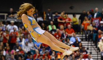 UCLA Cheerleader Falls Off Pyramid, Then Gets Dropped On Head