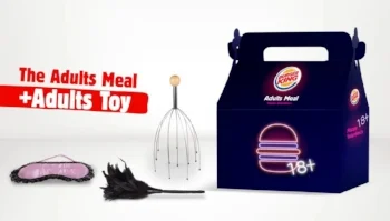 Burger King Valentine's Day "Adult Meal" With "Adult Toys"