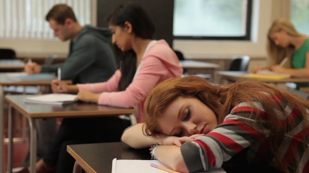 Teacher Bites Hair Of Student Who Falls Asleep In Class