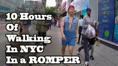 Dude In A Romper Walks 10 Hours In NYC