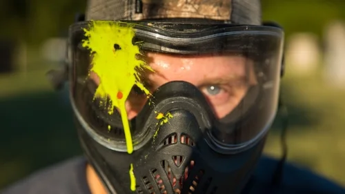 Entire Neighborhood In Paintball War