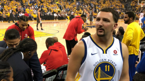 Fake Klay Thompson Back Fooling Warriors Fans 